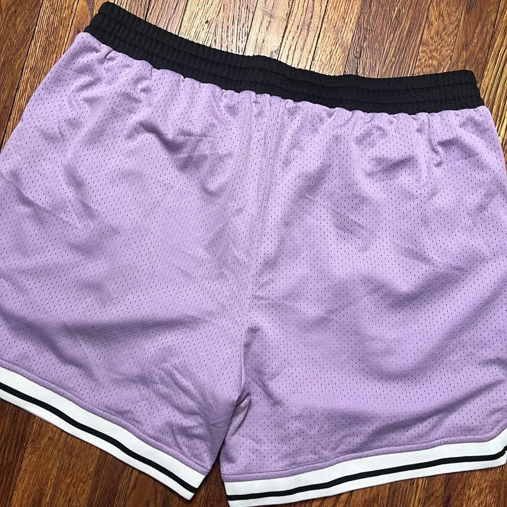 Baseball Lifestyle BL101 Men's Shorts Size XL Purple Athletic Drawstring New